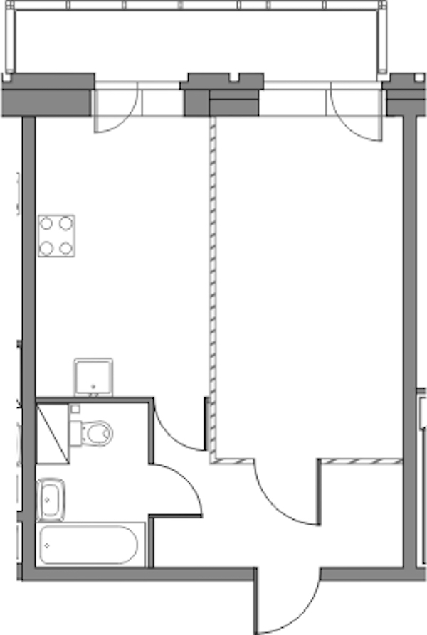 1-комнатная квартира 38.04 м², 3/25 эт., ЖК «Приморский квартал»